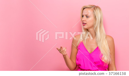 Unhappy young woman Unhappy young woman 37166138