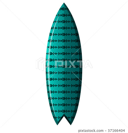Isolated surfboard illustration Isolated surfboard illustration 37166404