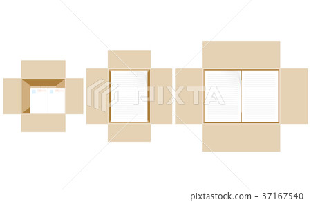 有文件的紙板箱 有文件的紙板箱 37167540