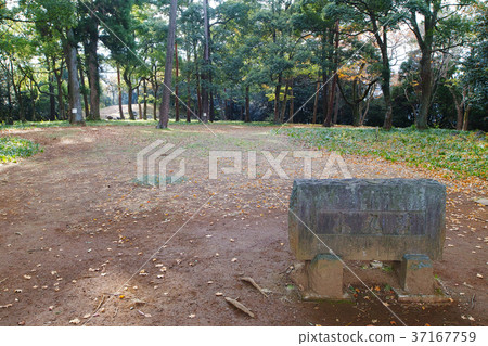 [國家歷史遺址 -  100座大城堡的續集]石垣山隔夜城堡本丸遺址 37167759