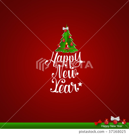 Merry Christmas and Happy new year Greeting Card, vector illustration Merry Christmas and Happy new year Greeting Card, vector illustration 37168025