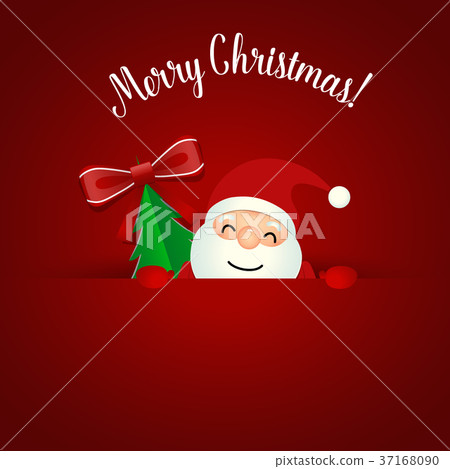 Christmas Greeting Card with Christmas Santa Claus. Vector illustration Christmas Greeting Card with Christmas Santa Claus. Vector illustration 37168090