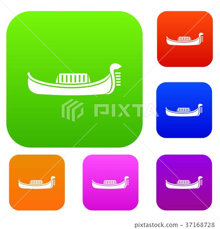 Venice gondola set collection Venice gondola set collection 37168728