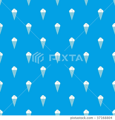 Ice Cream pattern seamless blue Ice Cream pattern seamless blue 37168804