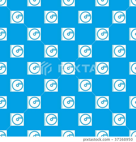 CD with danger lettering pattern seamless blue CD with danger lettering pattern seamless blue 37168950