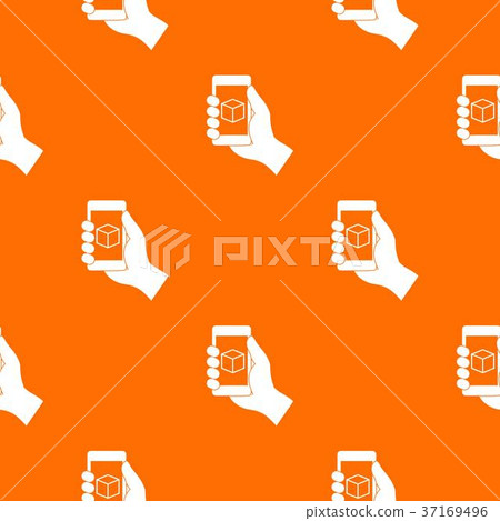 Smartphone with 3D model pattern seamless Smartphone with 3D model pattern seamless 37169496