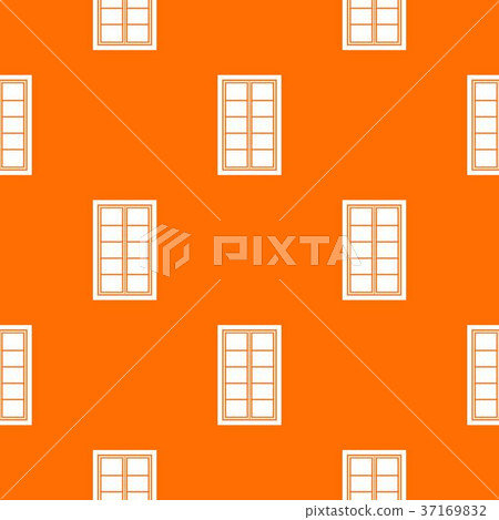 Wooden latticed window pattern seamless 37169832