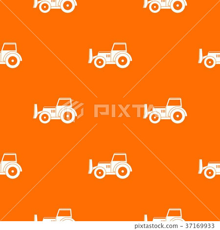 Skid steer loader pattern seamless 37169933