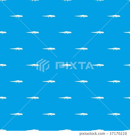 Iguana pattern seamless blue Iguana pattern seamless blue 37170228