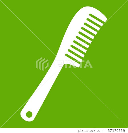 Comb icon green 37170339