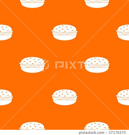 Burger pattern seamless 37170375