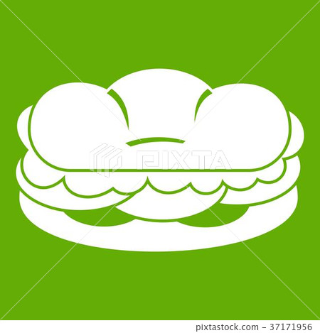 Burger icon green Burger icon green 37171956