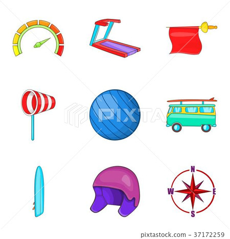 Vigor icons set, cartoon style - Stock Illustration [37172259] - PIXTA