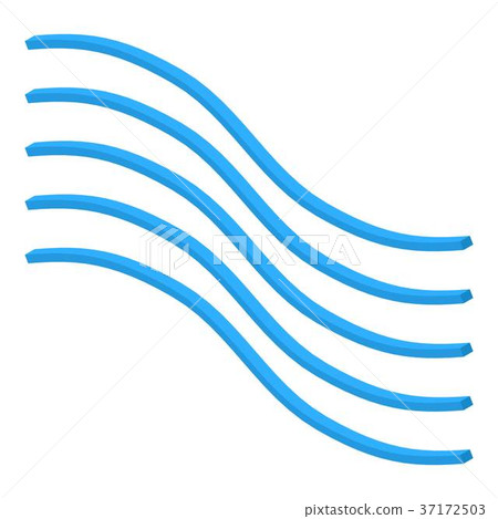 Postage stamp icon, isometric 3d style Postage stamp icon, isometric 3d style 37172503
