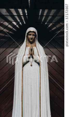 virgin mary statue. holy woman sculpture in roman catholic church. our lady image virgin mary statue. holy woman sculpture in roman catholic church. our lady image 37172807