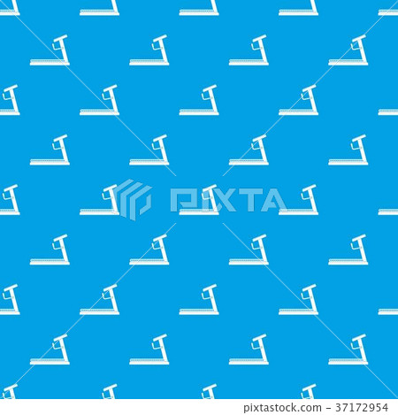 Treadmill pattern seamless blue 37172954