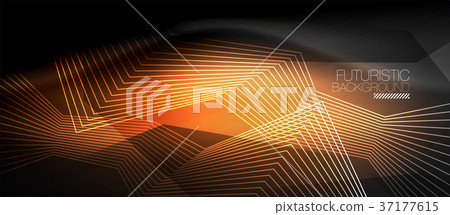 Straight neon lines Straight neon lines 37177615