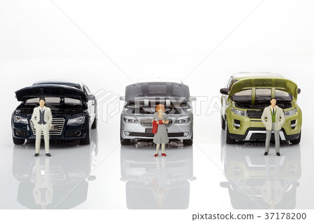 汽車，商人，女商人，模型 37178200