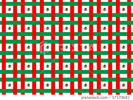 Mexico flag abstract seamless pattern.-插圖素材 [37178681] - PIXTA圖庫