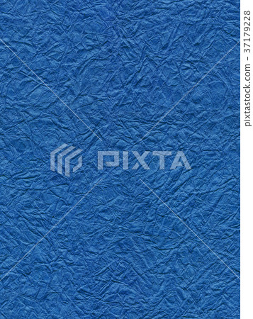 Washi紙大背景連續圖案 - 藍色 37179228