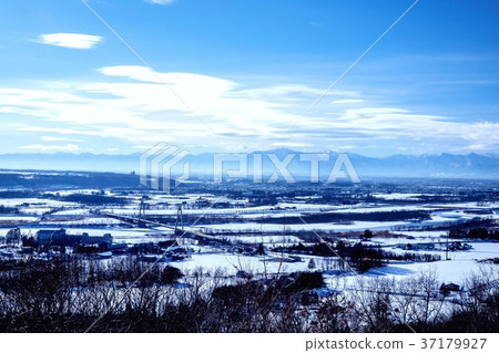 Tokachigaoka Observatory in winter 37179927
