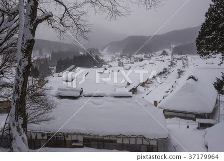 雪大內酒店冬天風景會津高速公路東北觀光 37179964