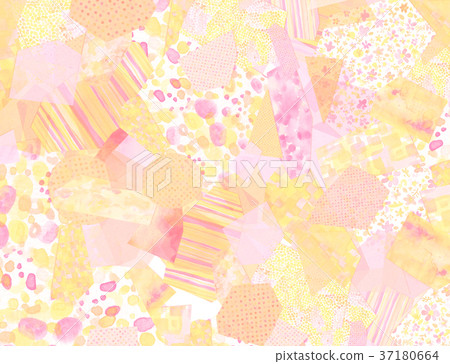 紙拼貼畫背景材料 37180664