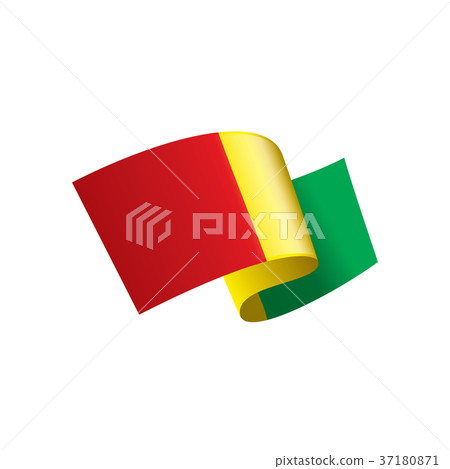 guinea flag, vector illustration guinea flag, vector illustration 37180871