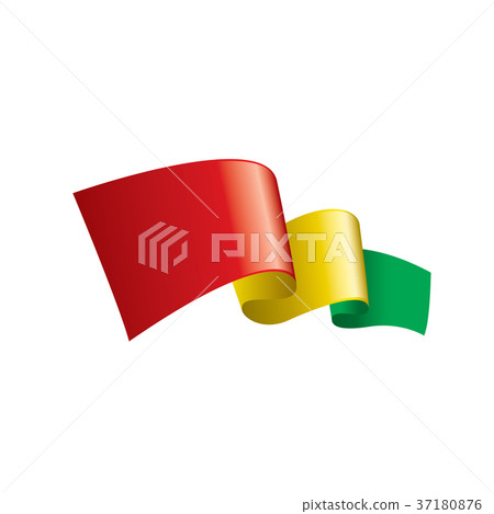 guinea flag, vector illustration guinea flag, vector illustration 37180876