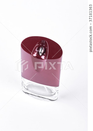 Empty bottle of male perfume. 37181363