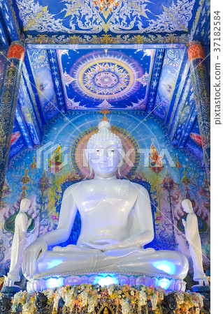 Very beautiful Buddha image in Wat Rong Sua Ten 37182584