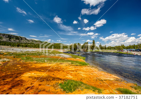 Firehole River, Yellowstone National Park, Wyoming Firehole River, Yellowstone National Park, Wyoming 37182751
