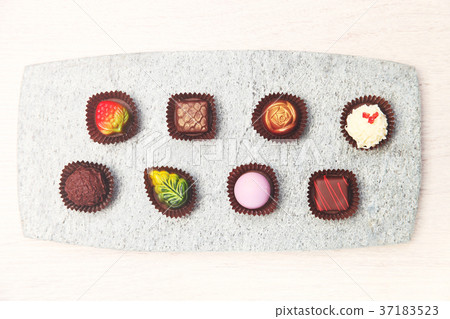 Handmade chocolate candy Handmade chocolate candy 37183523