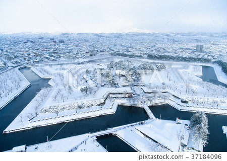 Goryokaku in winter (Hakodate) 37184096