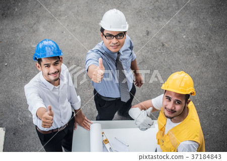 engineers and teamwork, meeting for successful engineers and teamwork, meeting for successful 37184843