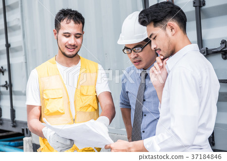 engineers and teamwork, meeting for successful engineers and teamwork, meeting for successful 37184846