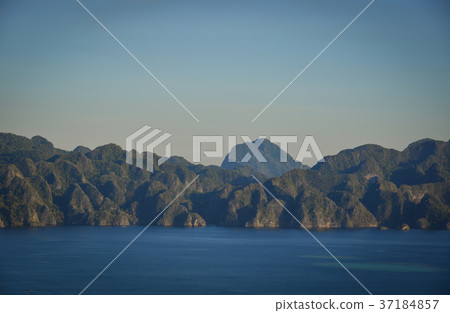 Seascape of Coron Islands, Philippines Seascape of Coron Islands, Philippines 37184857