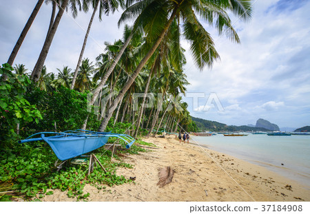 Seascape of Coron Island, Philippines 37184908