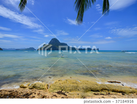 Seascape of Coron Island, Philippines Seascape of Coron Island, Philippines 37184916