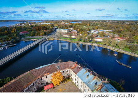 Aerial view of Vyborg, Russia 37185010