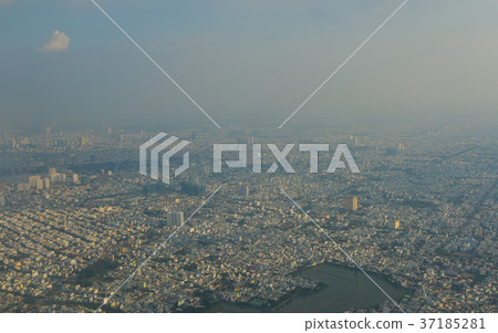 Aerial view of Saigon, Vietnam Aerial view of Saigon, Vietnam 37185281