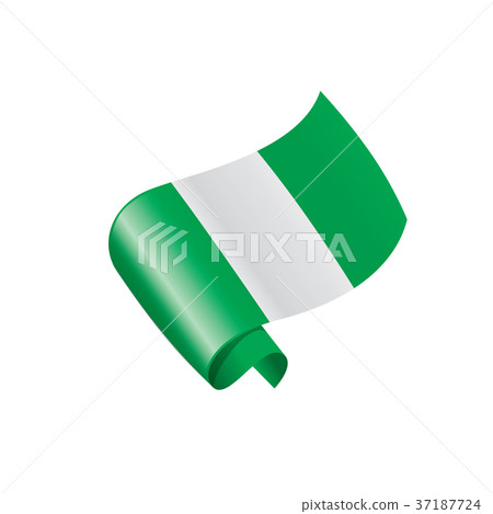 Nigeria flag, vector illustration Nigeria flag, vector illustration 37187724
