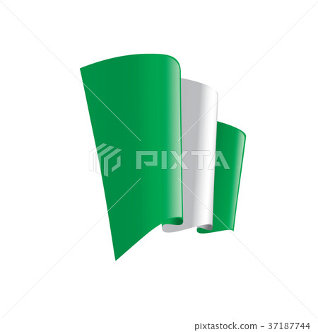 Nigeria flag, vector illustration Nigeria flag, vector illustration 37187744