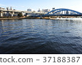 Urban scenery Bridge River Horizontal position 37188387