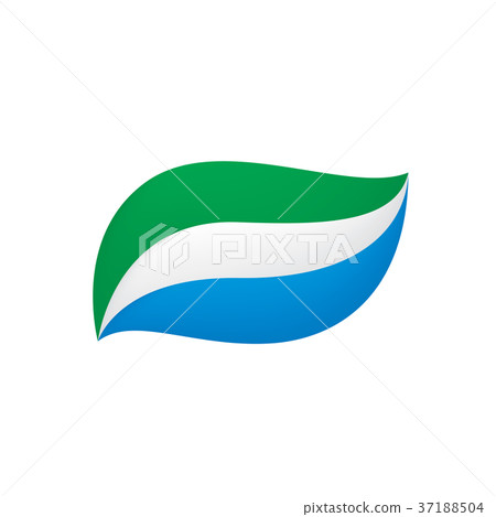 Sierra Leone flag, vector illustration Sierra Leone flag, vector illustration 37188504