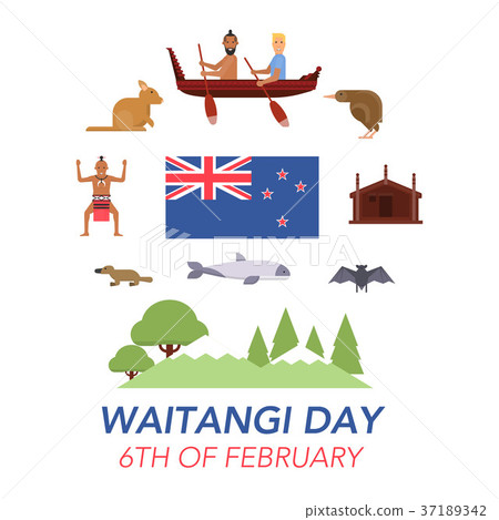 New Zealand Waitangi Day on the 6th of February. New Zealand Waitangi Day on the 6th of February. 37189342