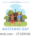 New Zealand Waitangi day topic. 37189346