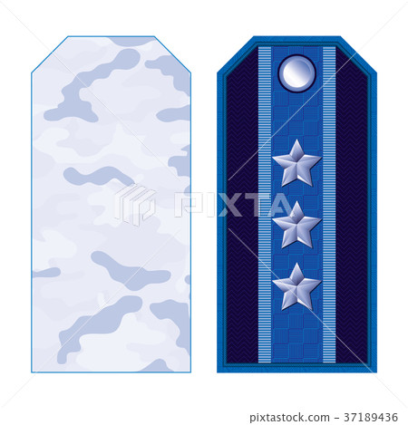 Blue Military Shoulder Straps 37189436