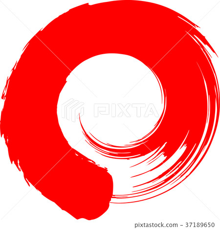 圓圈紅色畫筆字母 圓圈紅色畫筆字母 37189650