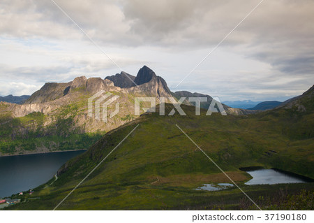 View from the Segla mountain, Norway 37190180